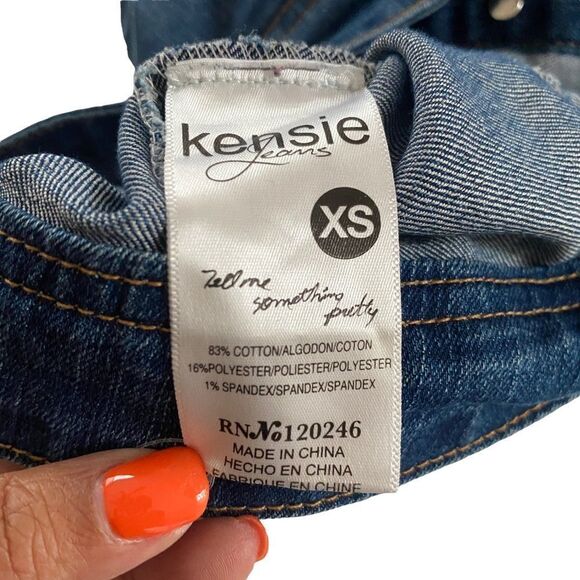 Kensie Classic Jean Jacket Sz XS - Picture 6 of 7